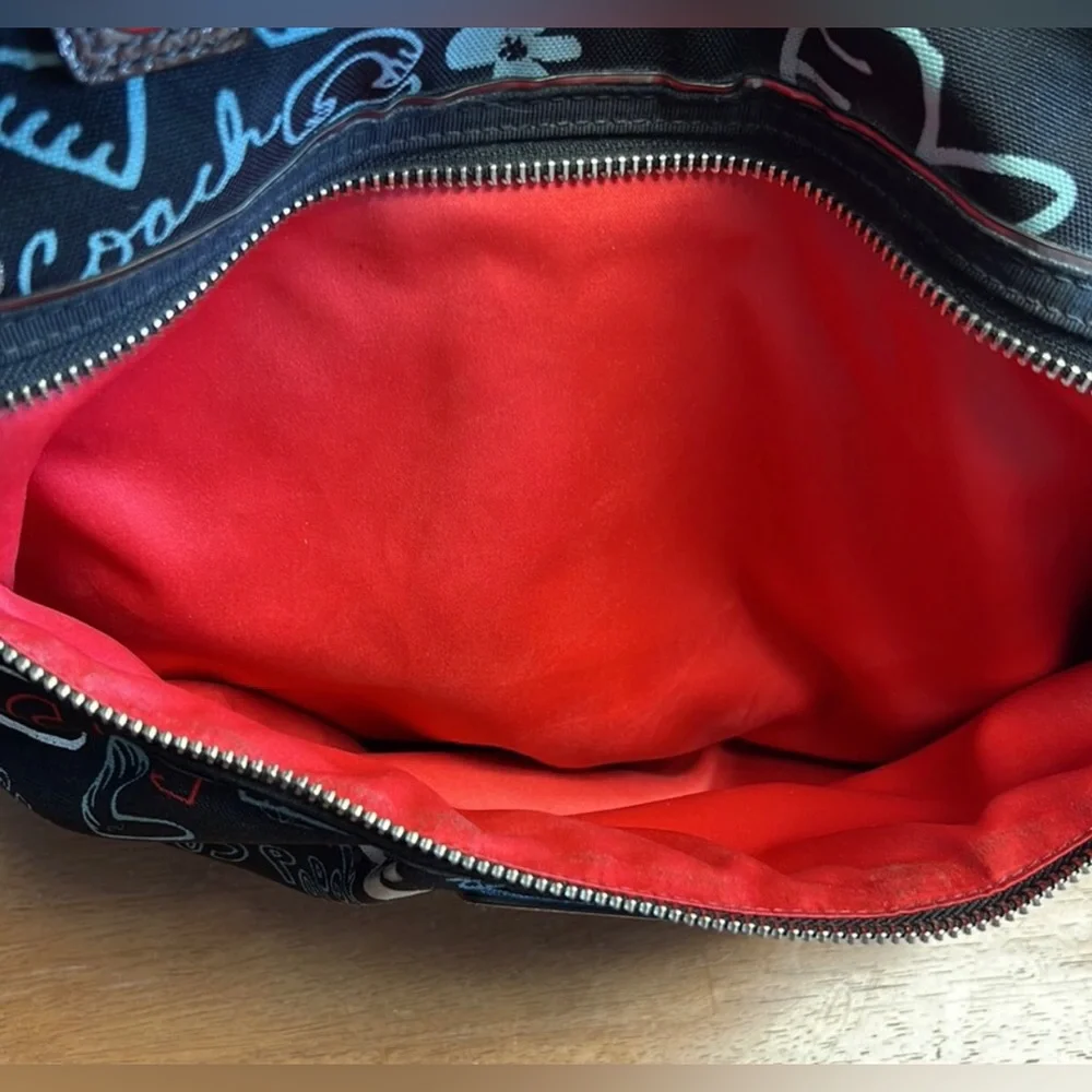Coach Poppy Black Multicolor Tote